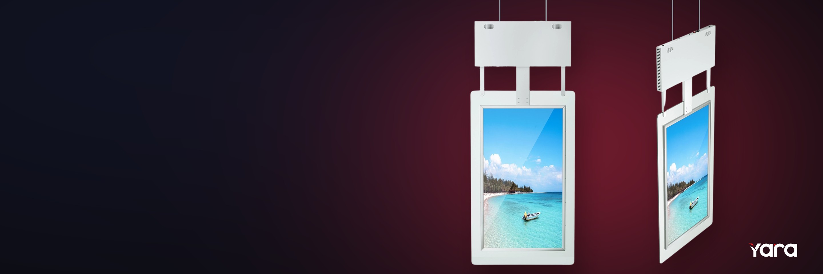 Double Side Vertical Display