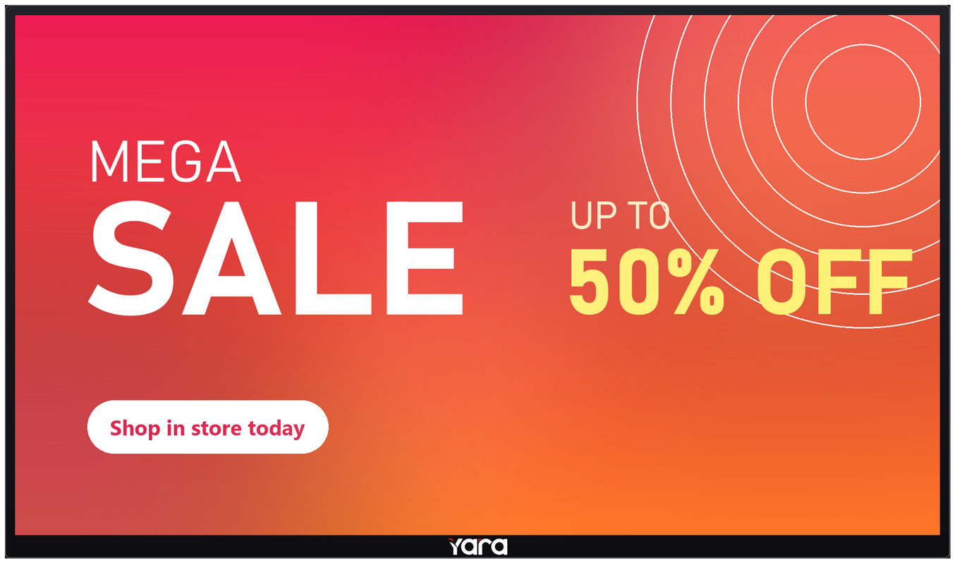 Yara 43 inch Commercial Display