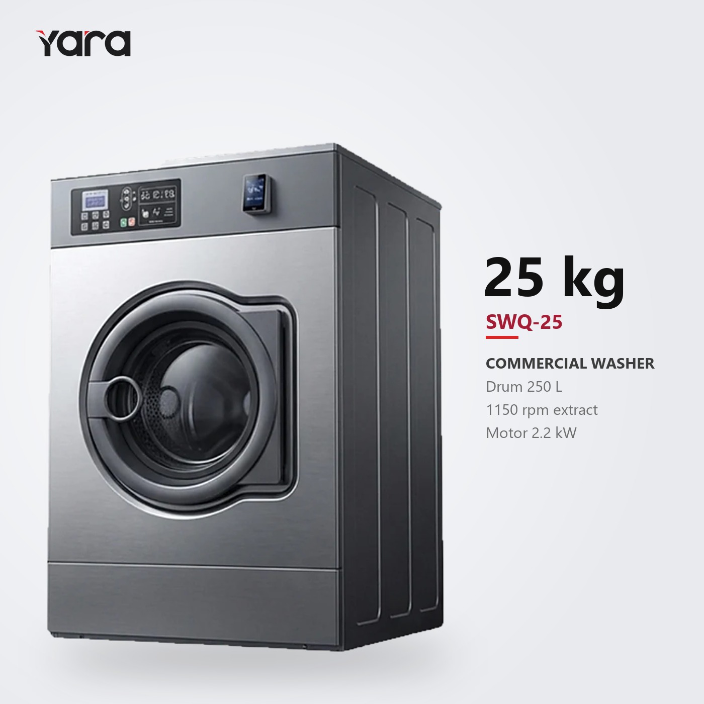 Yara 25 kg Fully Automatic Commercial Washing Machine