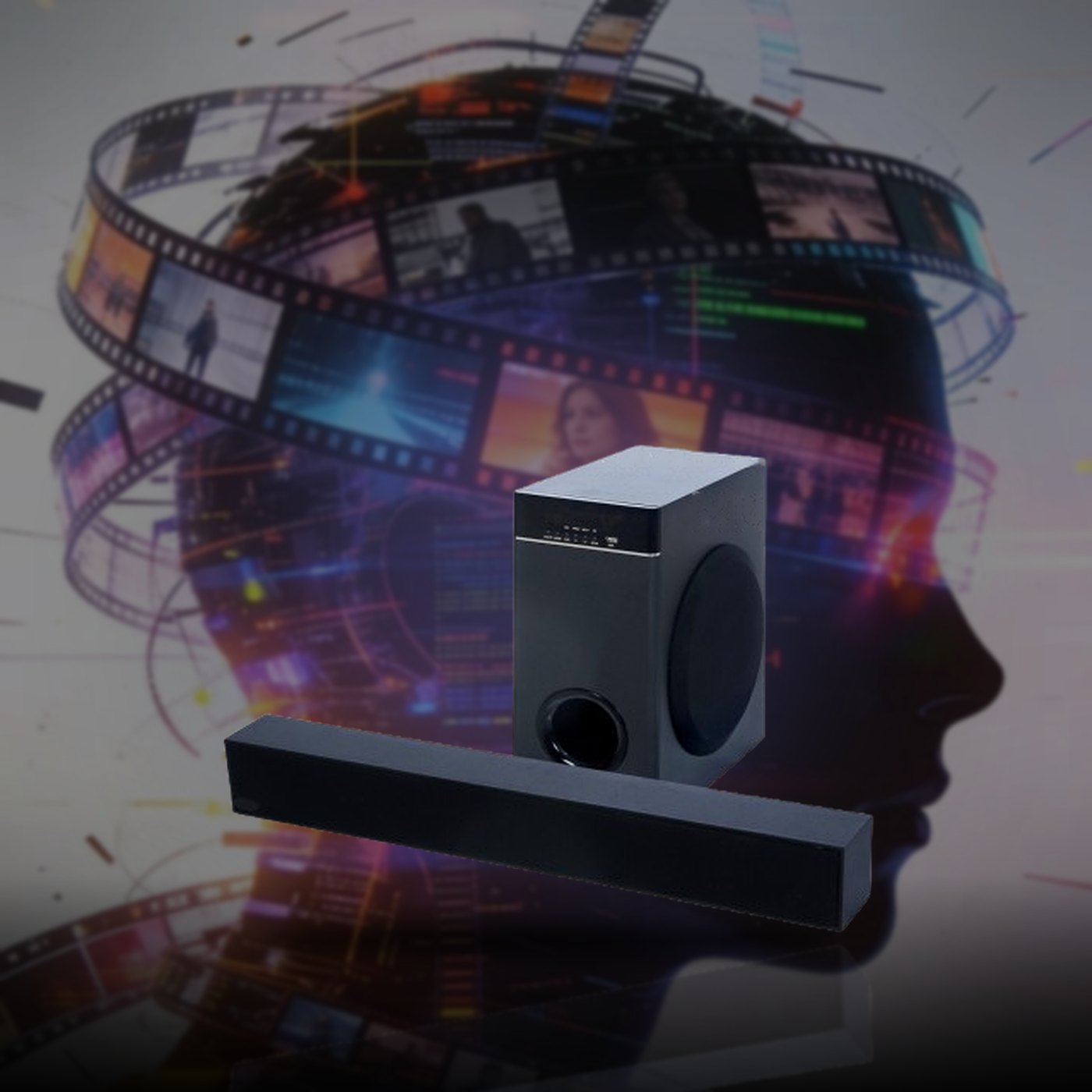 Yara Soundbar with Subwoofer detail
