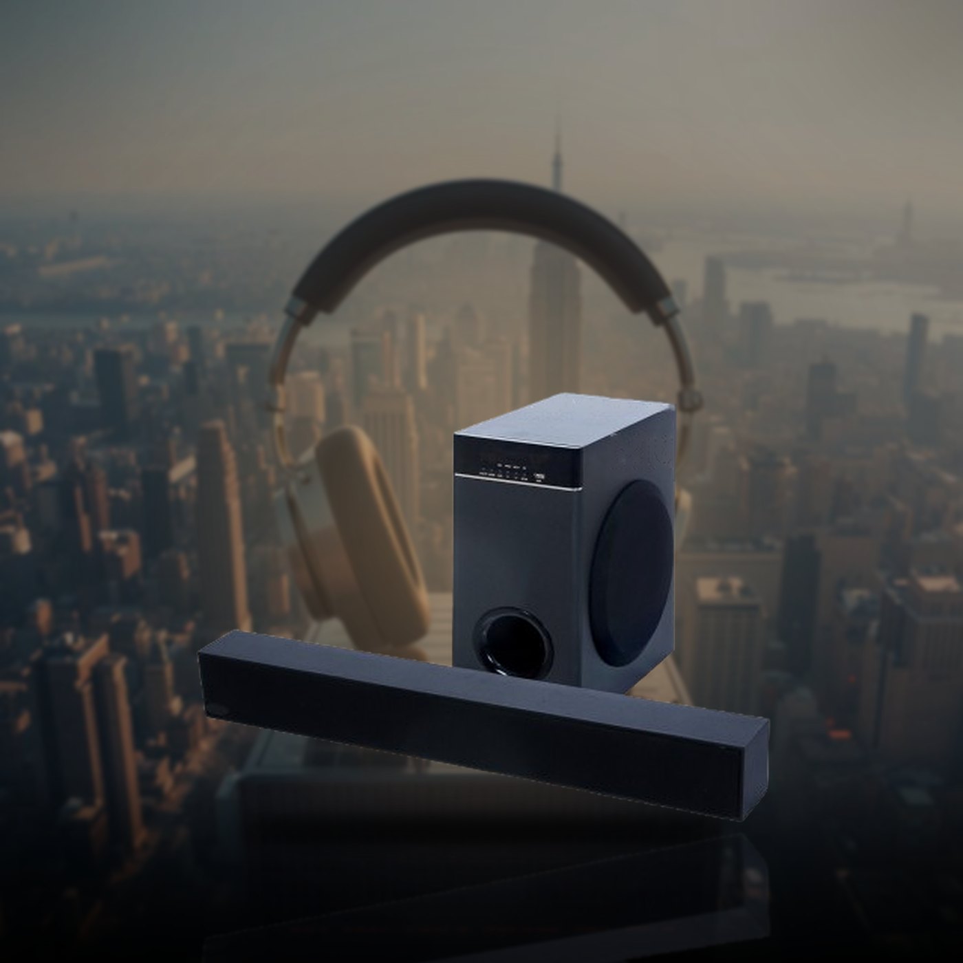 Yara Soundbar with Subwoofer detail