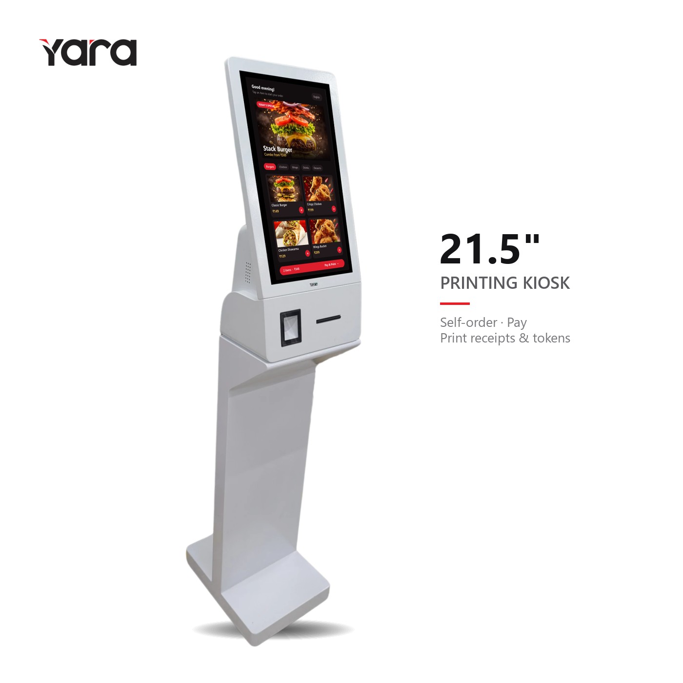 Yara 21.5" Printing Kiosk