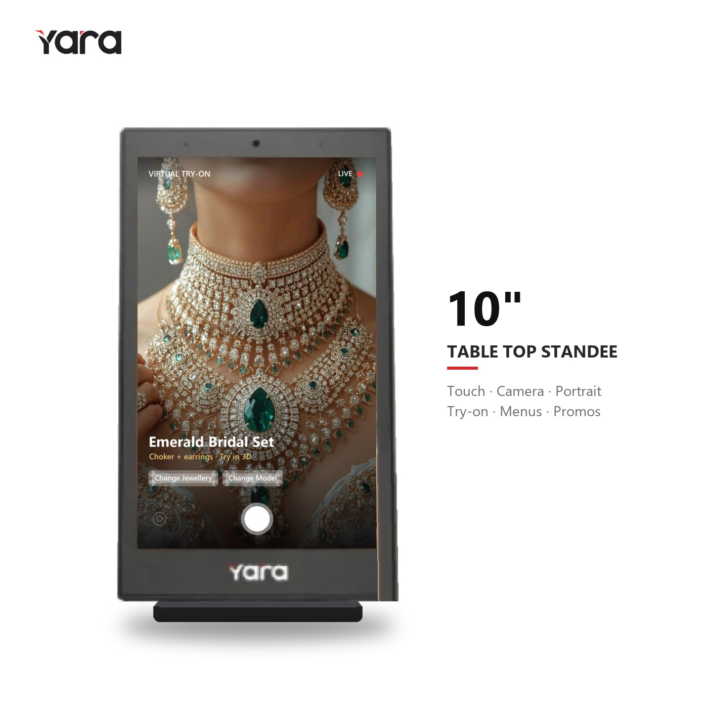 Yara 10" Table Top Standee